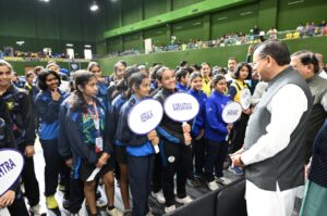 मुख्यमंत्री ने 87वें इंटर स्टेट जूनियर एवं यूथ नेशनल टेबल टेनिस चैंपियनशिप का किया शुभारंभ