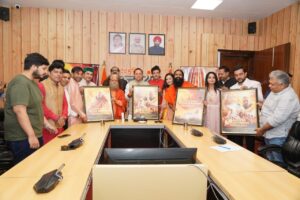 मुख्यमंत्री ने बाबा नीब करौरी महाराज पर आधारित फिल्म के प्रोमो और पोस्टर का किया लोकार्पण