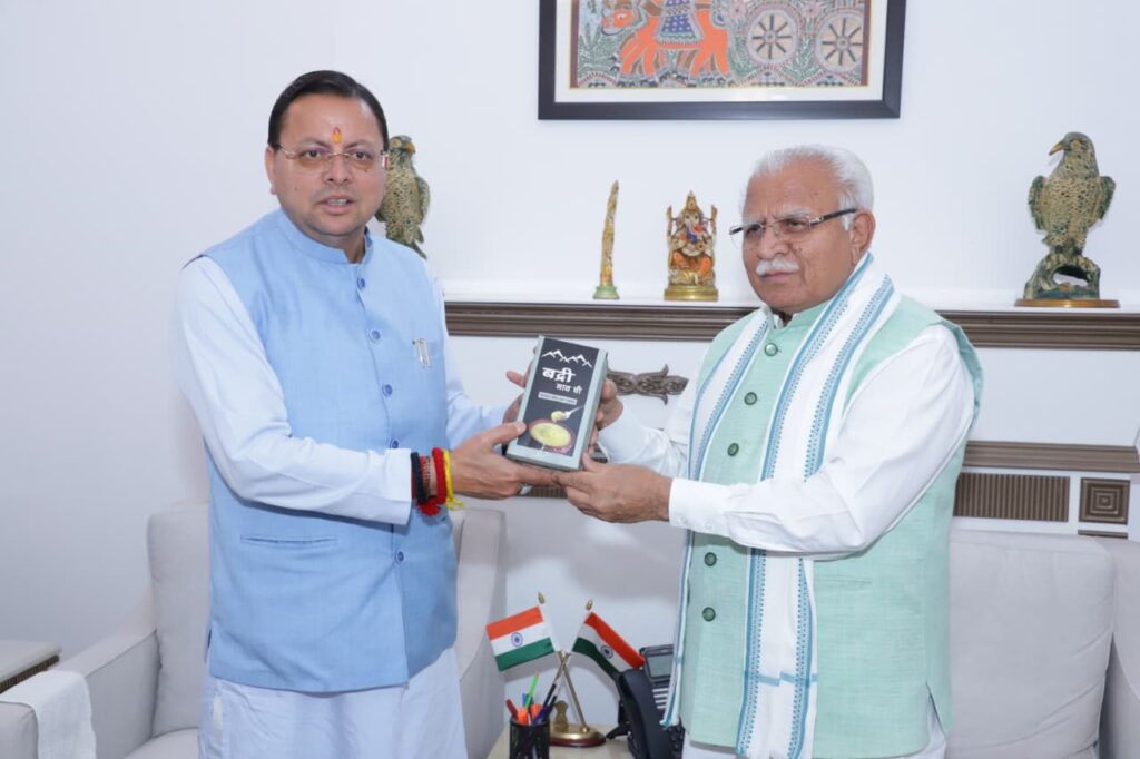 मुख्यमंत्री ने केंद्रीय ऊर्जा एवं आवास मंत्री से भेंट कर राज्य से संबंधित विभिन्न विषयों पर की चर्चा