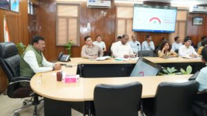 मुख्य सचिव ने सचिवालय में स्टेट प्रगति पोर्टल की समीक्षा की