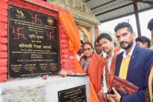 कुवाली में दो मंदिरों के सौंदर्यीकरण का शिलान्यास