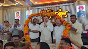 मुख्यमंत्री धामी ने किया पंचायत जनप्रतिनिधियों से किया जन संवाद