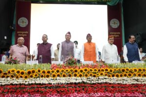 पंतनगर में आयोजित दो दिवसीय पूर्व छात्र सम्मेलन का शुभारंभ
