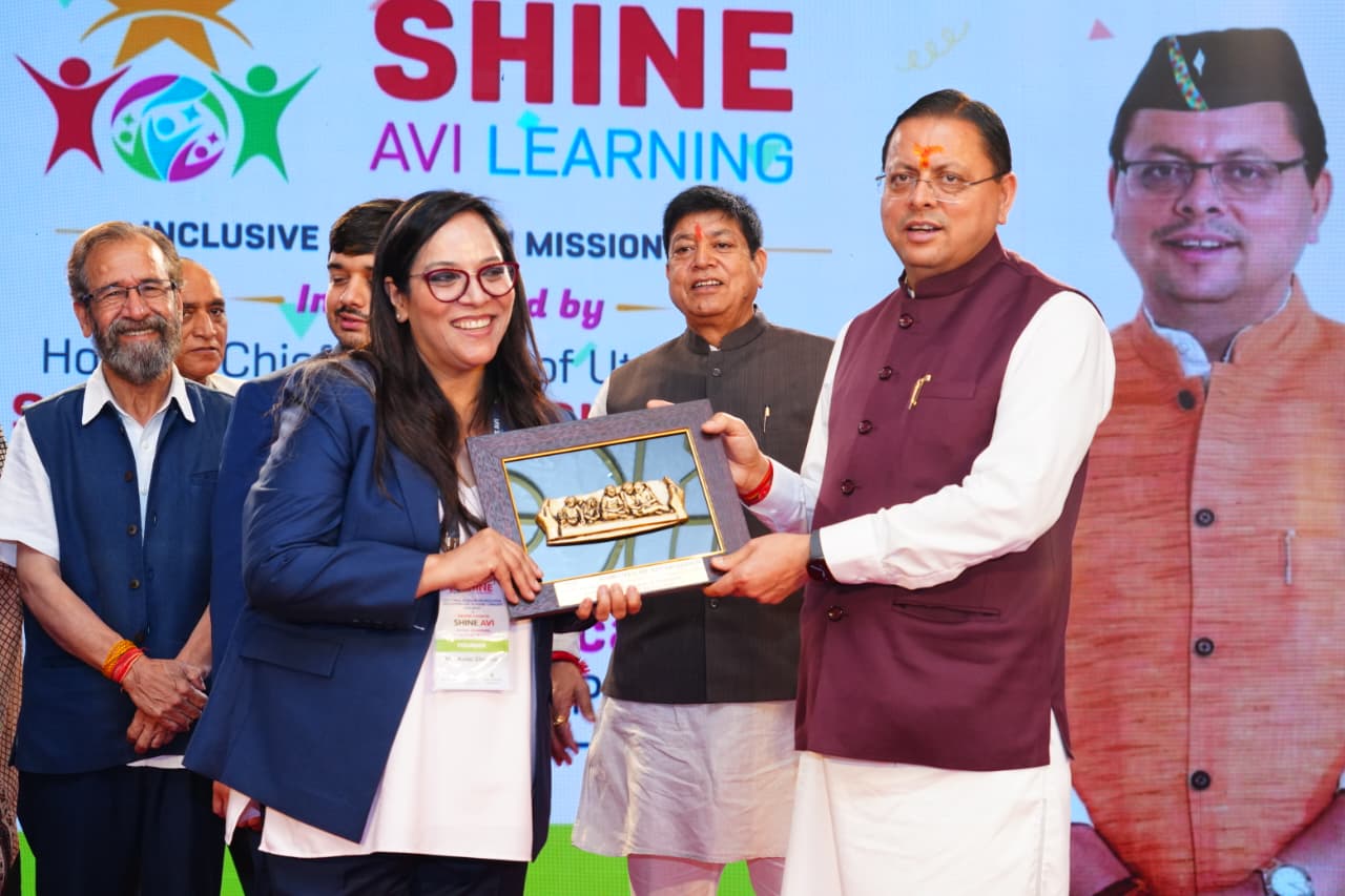 मुख्यमंत्री ने शाइन अवी लर्निंग समावेशी शिक्षा मिशन-2030 का किया शुभारंभ