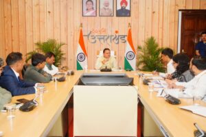 मुख्यमंत्री ने नीति आयोग की टीम के साथ राज्य के विकास के विभिन्न विषयों पर की चर्चा