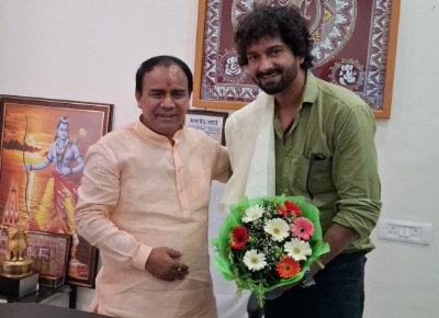 कैबिनेट मंत्री रावत से मिले राष्ट्रीय पुरस्कार विजेता अभिनेता मोहित घिल्डियाल