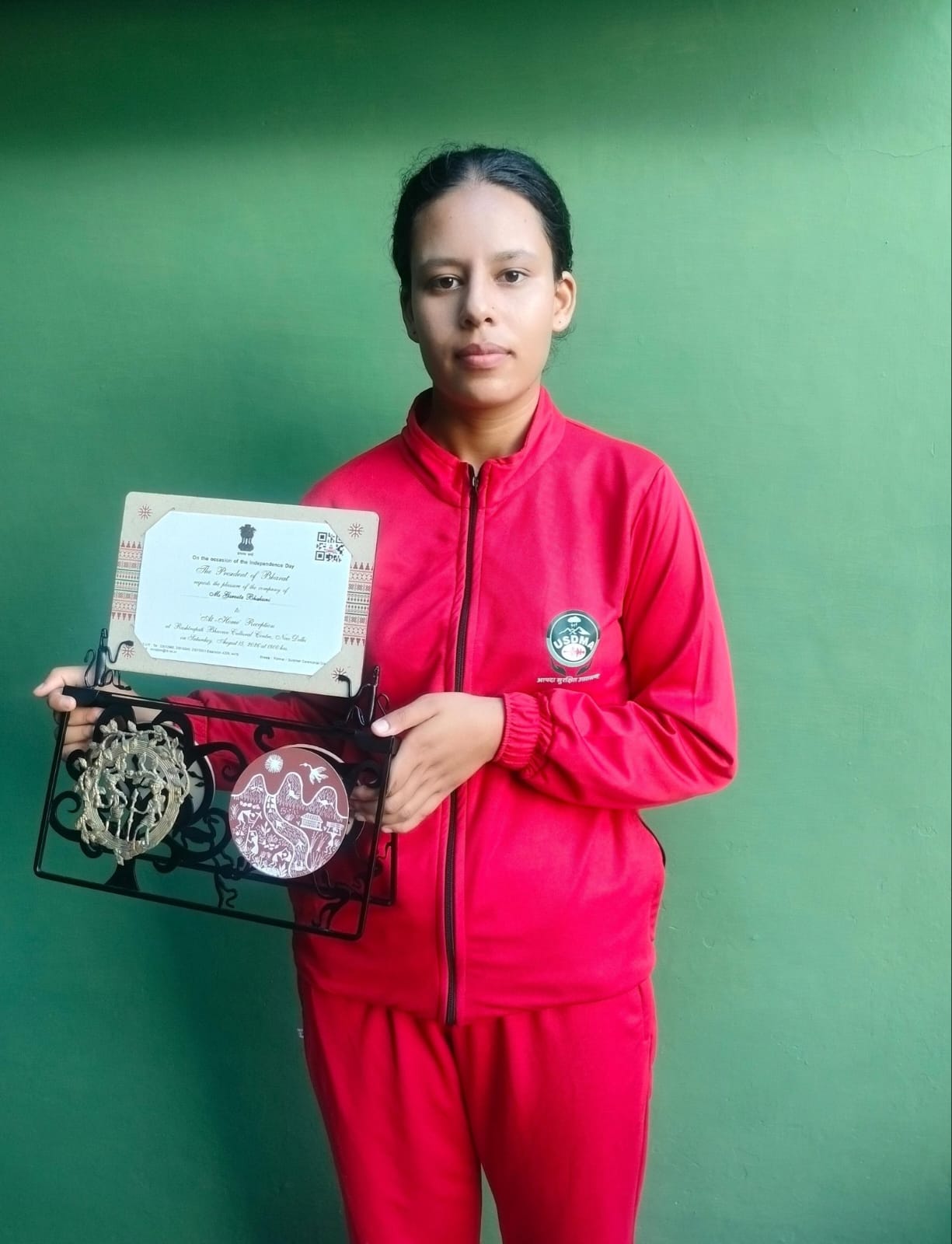 राष्ट्रपति भवन के एट होम रिसेप्शन के लिए अल्मोड़ा की गर्विता भाकुनी का चयन