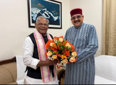 कैबिनेट मंत्री सतपाल महाराज ने केंद्रीय मंत्री जीतन राम मांझी से की शिष्टाचार भेंट