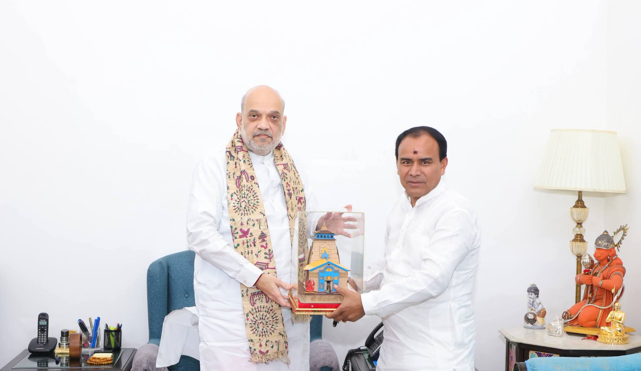 केंद्रीय गृह मंत्री अमित शाह से मिले कैबिनेट मंत्री डॉ. धन सिंह रावत