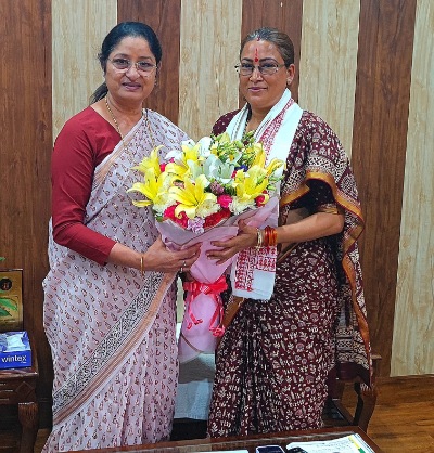 कैबिनेट मंत्री रेखा आर्या ने केंद्रीय महिला एवं बाल विकास मंत्री से की शिष्टाचार भेंट