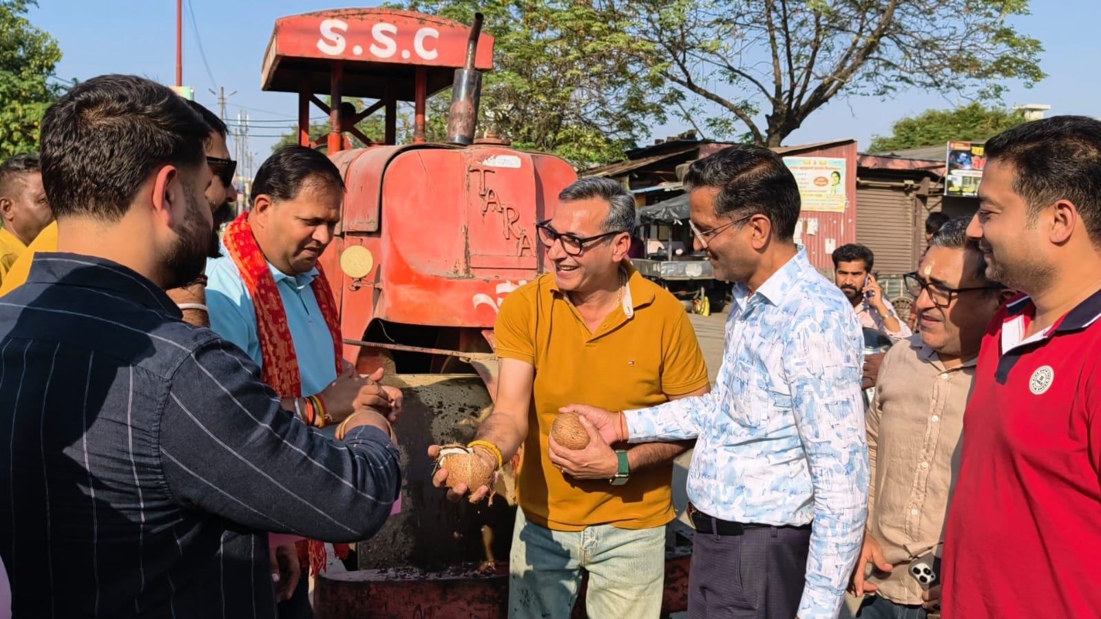 रुद्रपुर: गल्ला मंडी में भी शुरू हुआ गड्ढामुक्त अभियान
