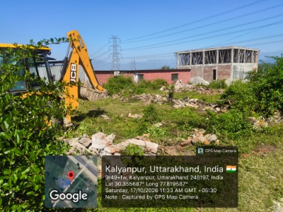 एमडीडीए की अवैध निर्माण और प्लॉटिंग पर कार्रवाई, चार स्थानों पर चला अभियान