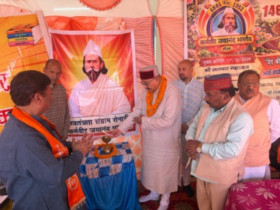 ऐतिहासिक डोला-पालकी आंदोलन के द्वारा समाज में अलख जगाने का काम किया कर्मवीर जयानंद भारती ने: महाराज